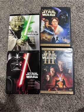 Star Wars Blue Ray And DVD Sets
